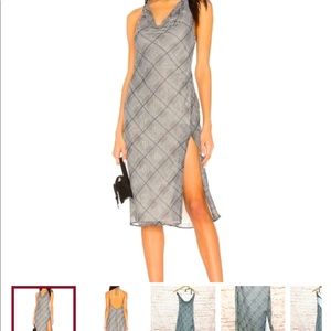 NBD Open Back, Side Slit, Midi Dress